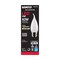 6Pk - Satco 4w CA10 LED 3000K Medium Base Frosted Dimmable - 40w equiv